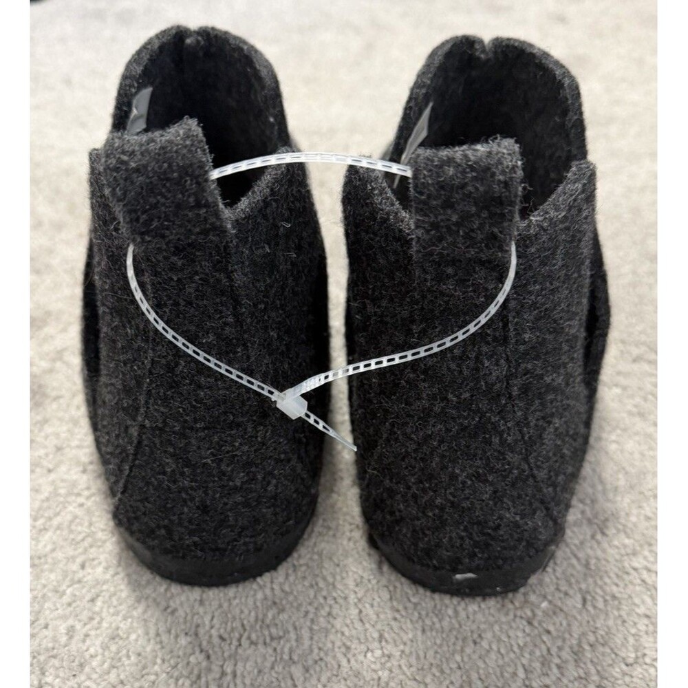Birkenstock Andermatt Shearling Slipper Boots Anthracite Men's Size 11 (44) - Picture 6 of 9